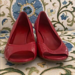Cole Haan Red Wedges